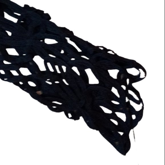 Black Crochet Cardigan Size Small New NWT - Picture 3 of 3